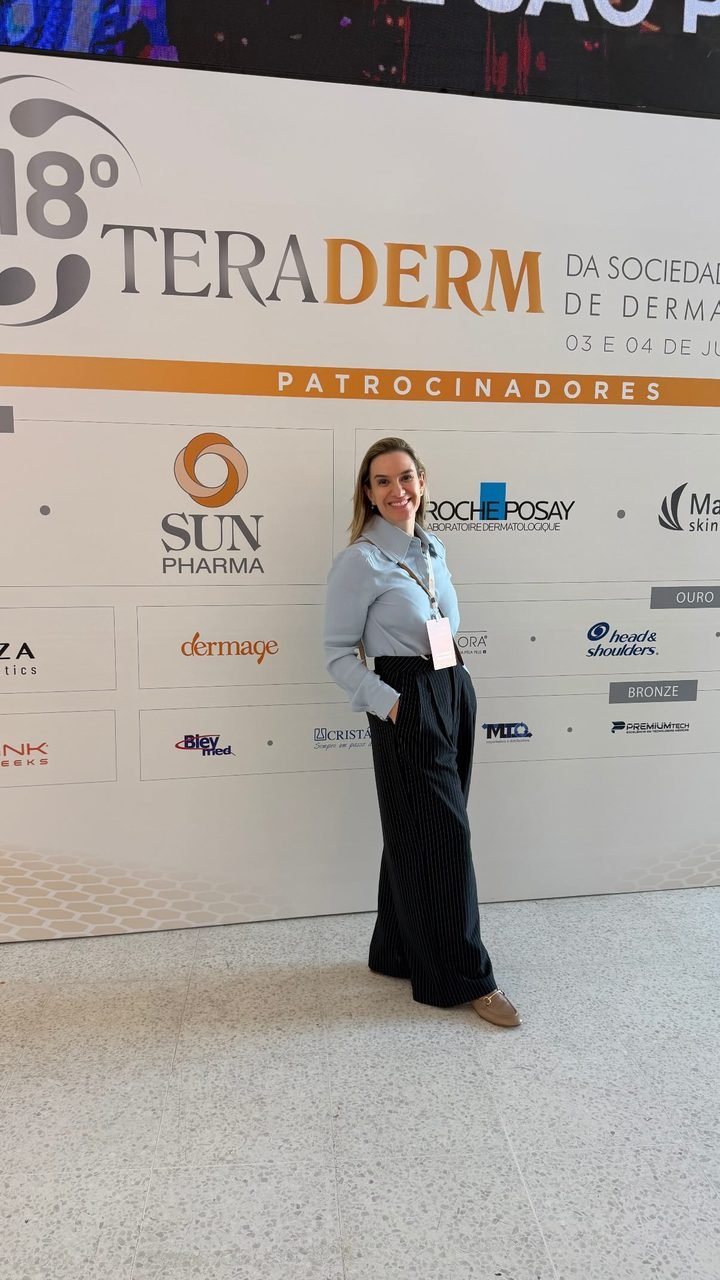 Dra. Laura Nalon no 18º Teraderm, em São Paulo